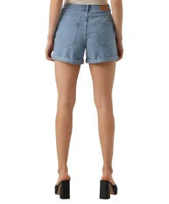 Vero Moda Jeans Shorts Zuri in hellblauem Stonewash