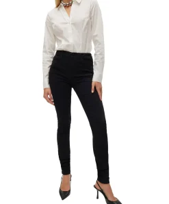 Vero Moda Jeans Skinny fit Tanya in schwarzem Black
