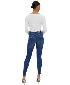 Vero Moda Jeans Skinny High Waist Sophia in Mittelblau