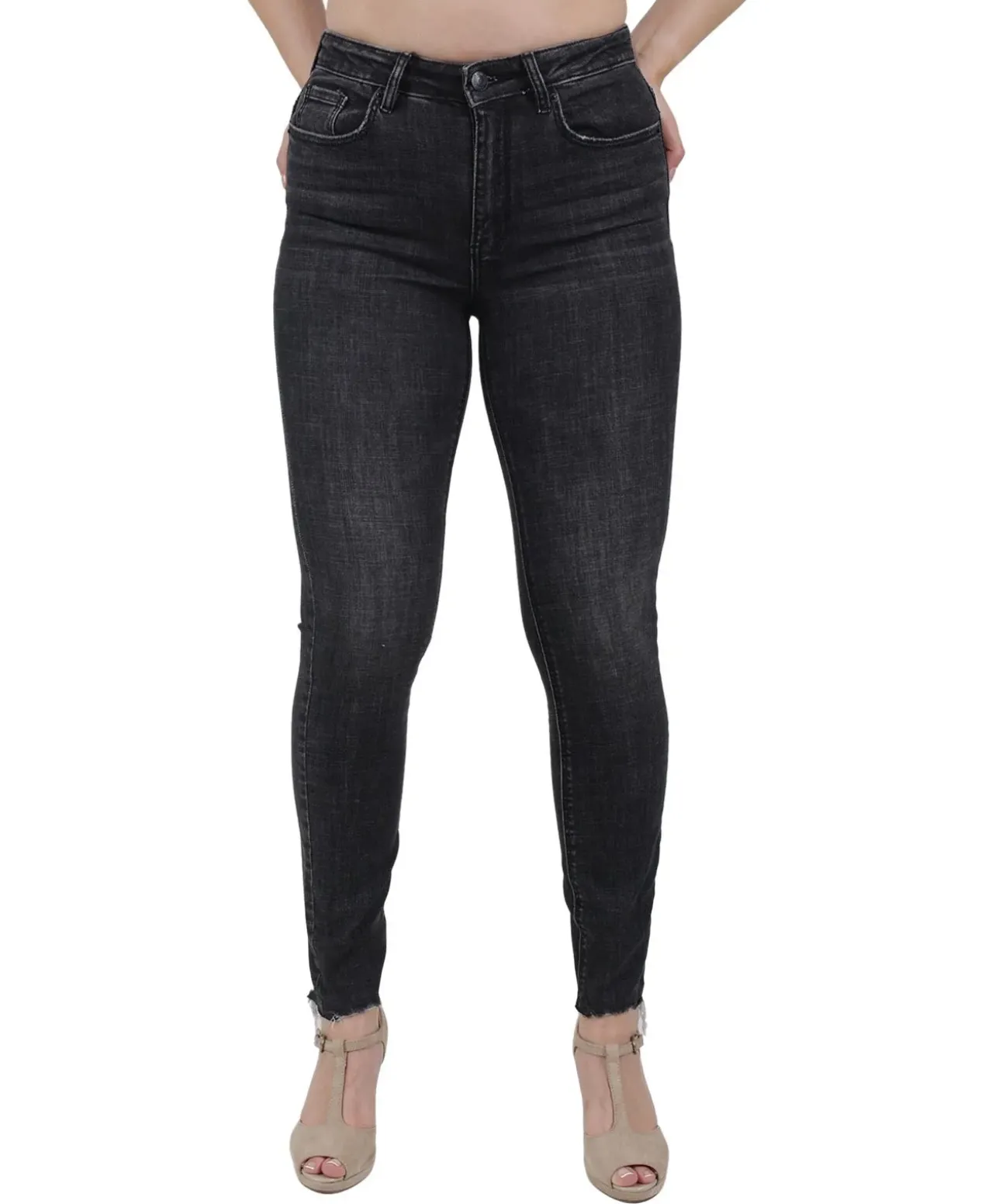 Vero Moda Jeans Skinny Sophia in Schwarz mit Super High Waist