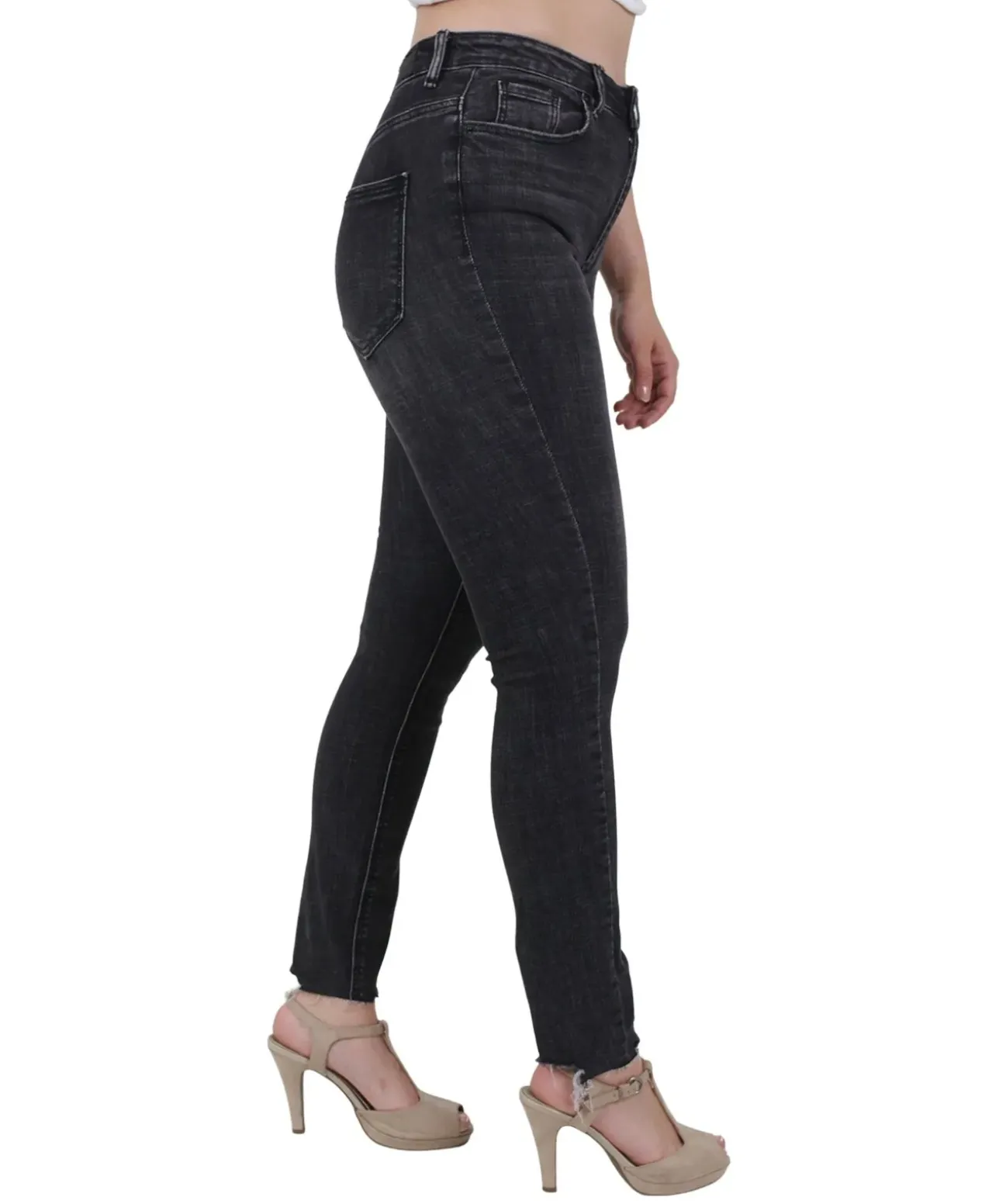 Vero Moda Jeans Skinny Sophia in Schwarz mit Super High Waist