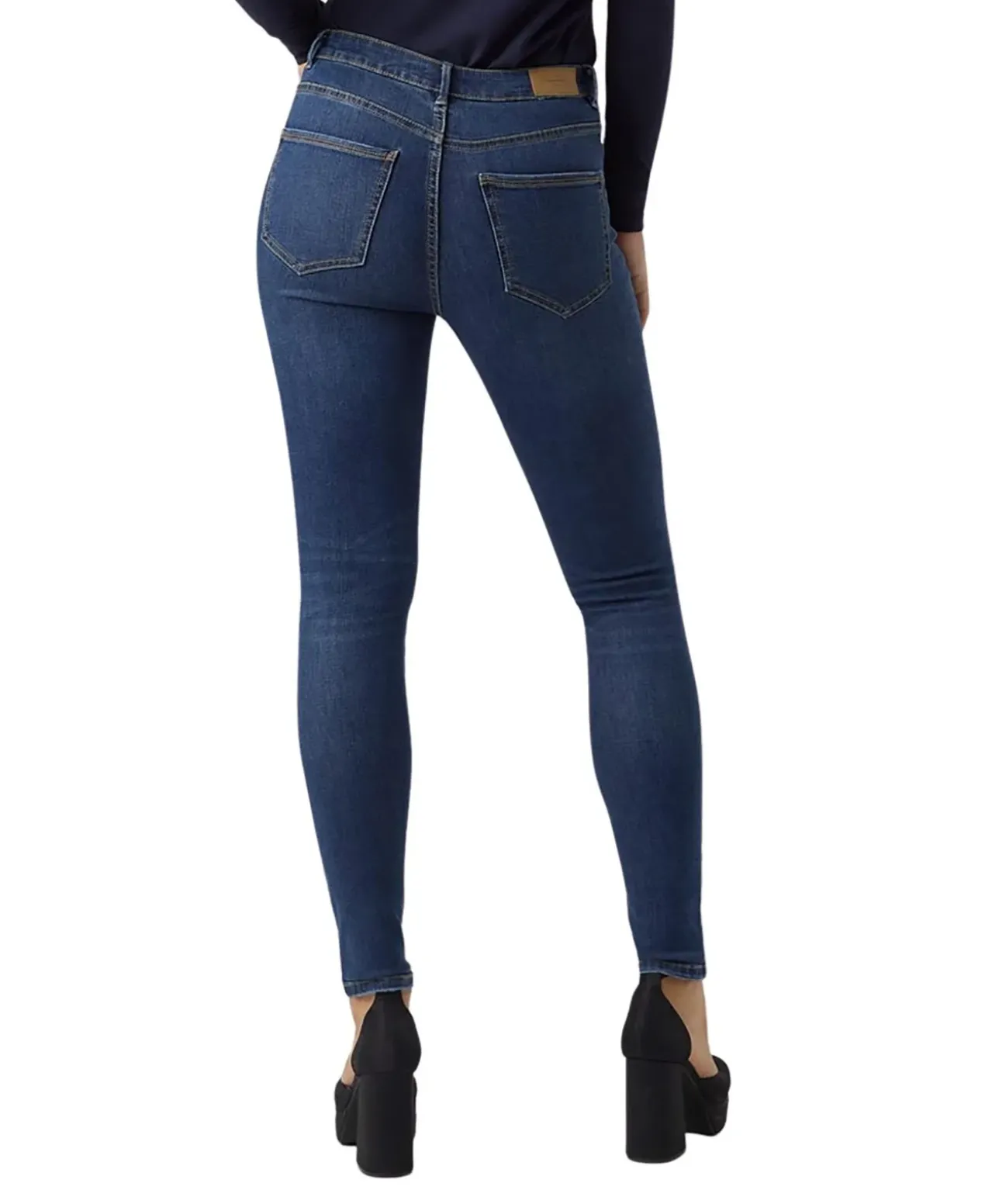 Vero Moda Jeans Skinny Sophia mit High Waist in Used-Look