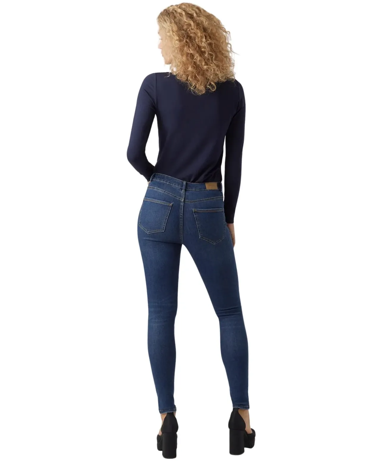 Vero Moda Jeans Skinny Sophia mit High Waist in Used-Look