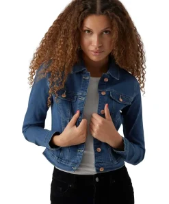 Vero Moda Jeansjacke Luna in Mittelblau