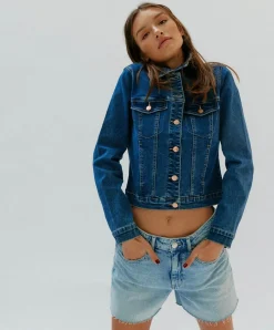 Vero Moda Jeansjacke Luna in Mittelblau