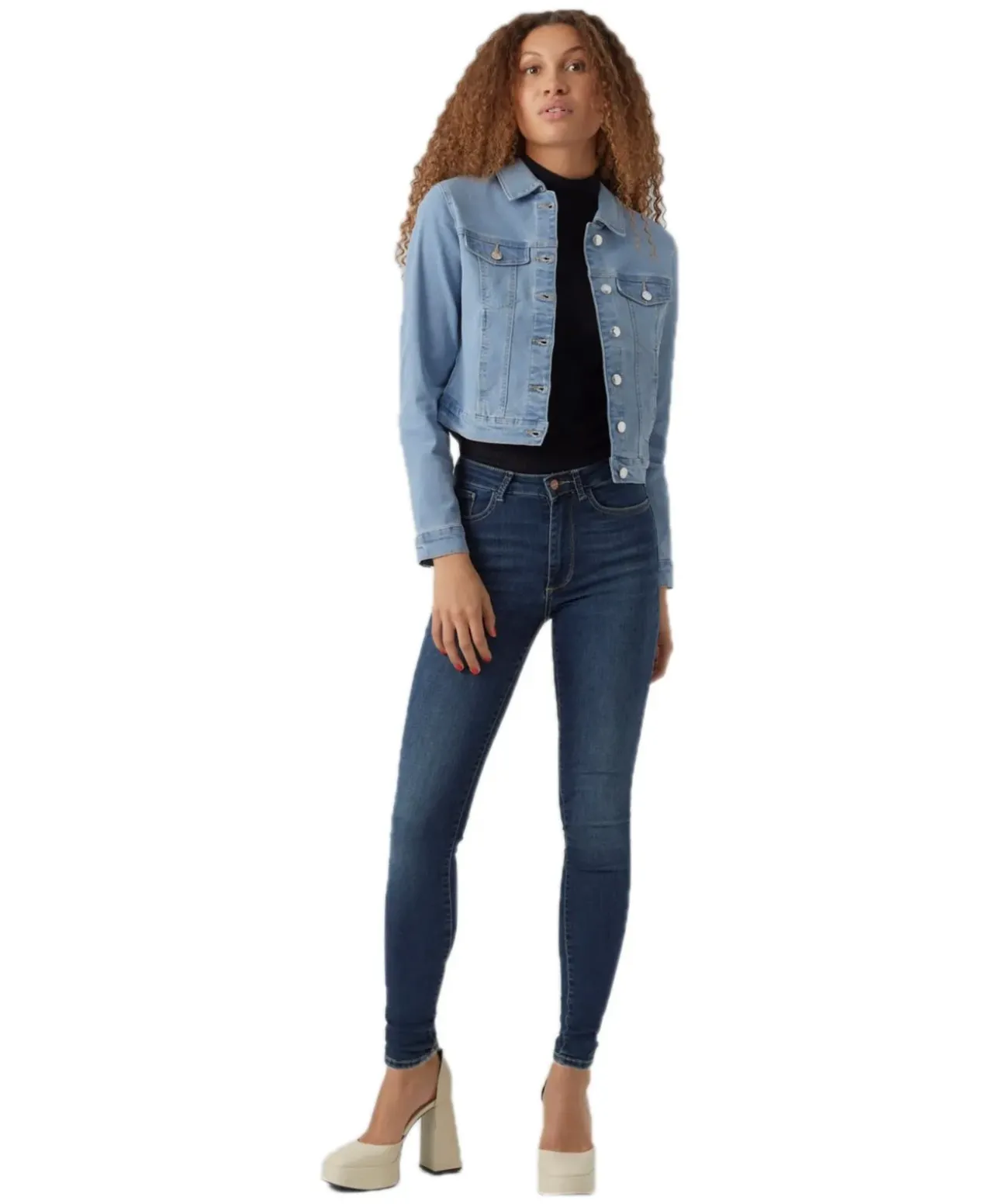 Vero Moda Jeansjacke Luna in Hellblau