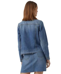 Vero Moda Jeansjacke Orica in mittelblauer Waschung