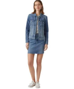 Vero Moda Jeansjacke Orica in mittelblauer Waschung