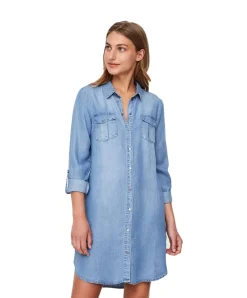 Vero Moda Jeanskleid Silla in hellblauem Light Blue