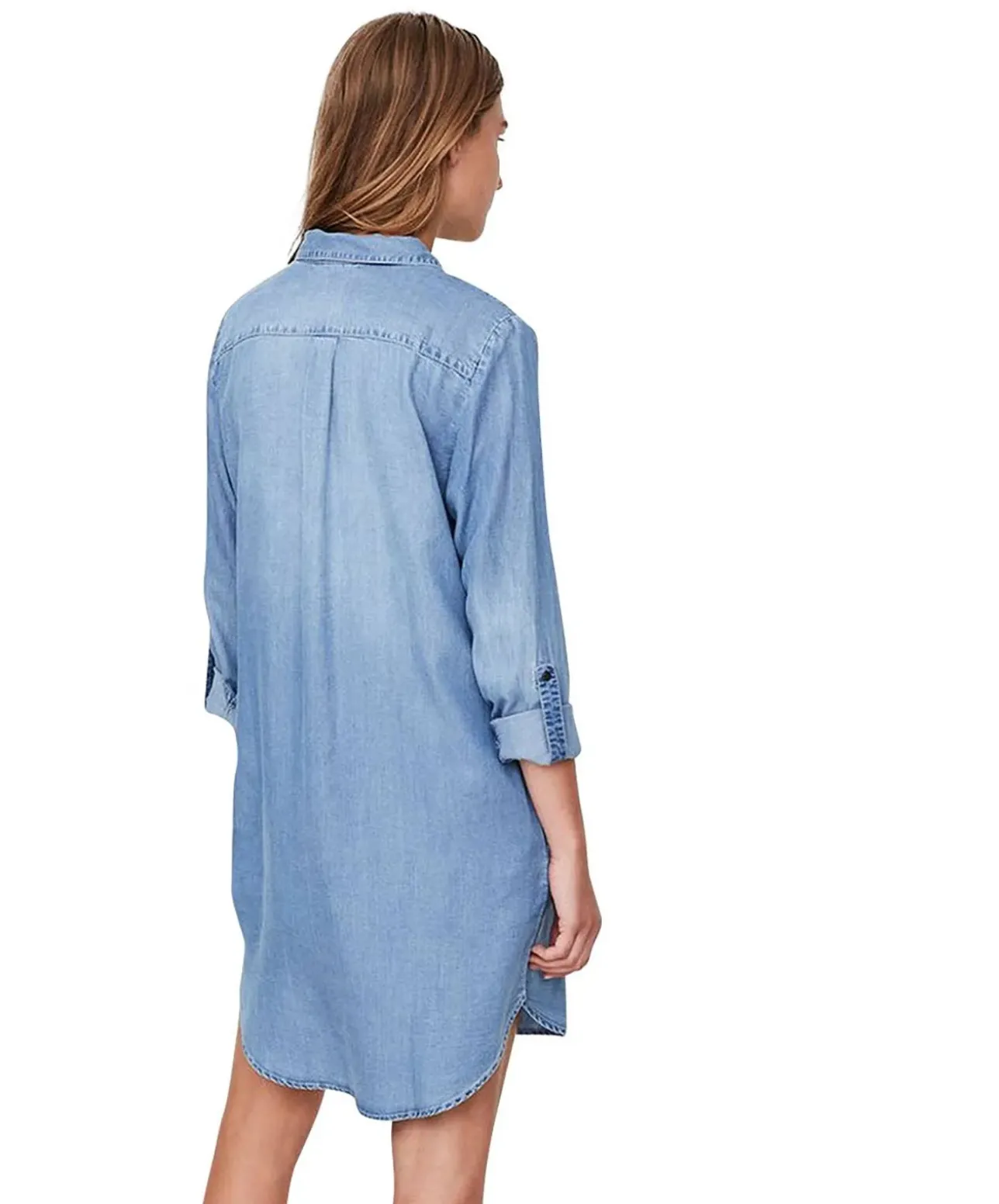 Vero Moda Jeanskleid Silla in hellblauem Light Blue