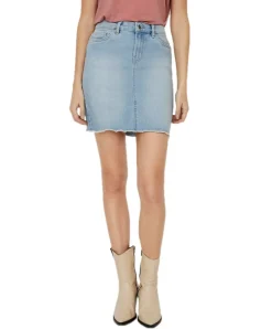 Vero Moda Jeansrock Faith in hellblauem Blue Denim