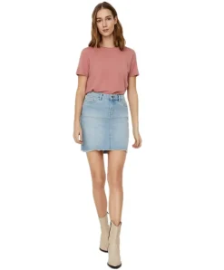Vero Moda Jeansrock Faith in hellblauem Blue Denim