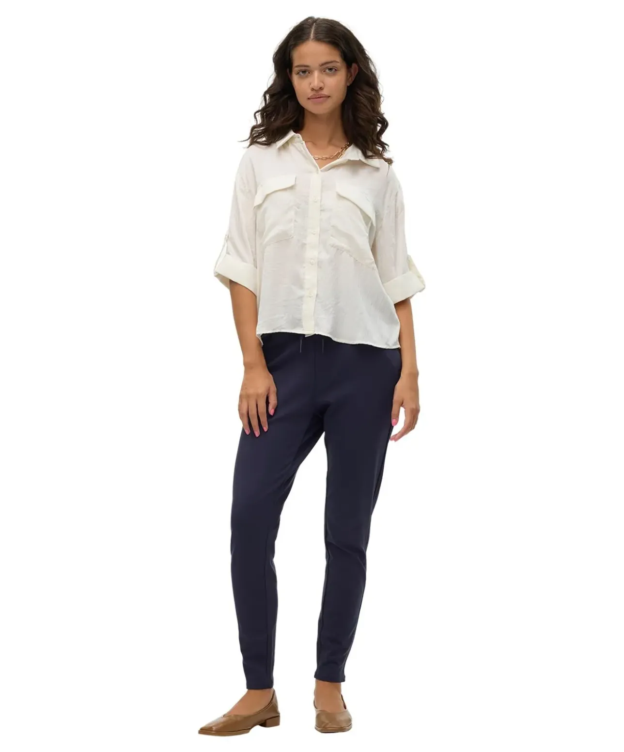 Vero Moda Joggerhose EVA in blauem Night Sky