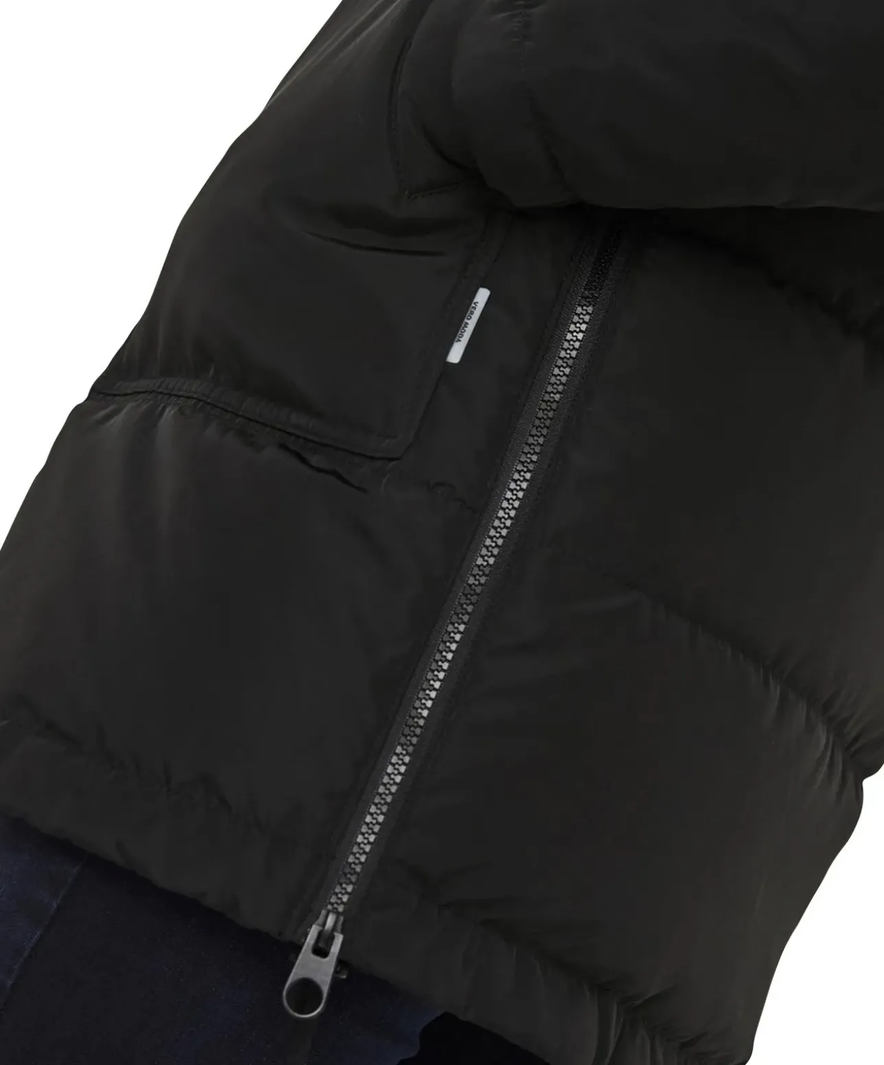 Vero Moda Kaputzenjacke Oslo in Schwarzer Langform