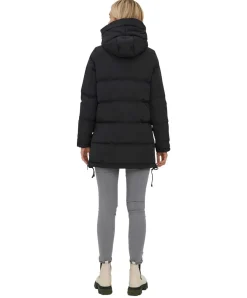 Vero Moda Kaputzenjacke Oslo in Schwarzer Langform