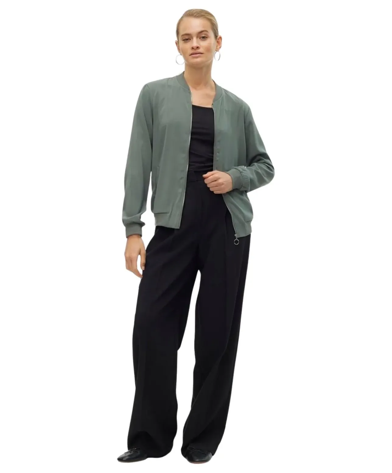 Vero Moda Kurze Bomberjacke Coco in Laurel Wreath