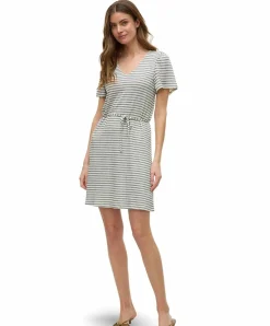 Vero Moda Kurzkleid Gina mit Halbarm und Streifenmuster