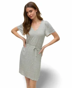 Vero Moda Kurzkleid Gina mit Halbarm und Streifenmuster