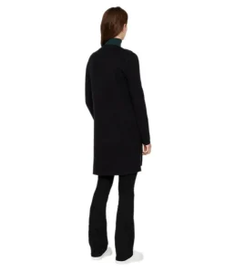 Vero Moda Langer Cardigan Tasty in Schwarz mit Pattentaschen