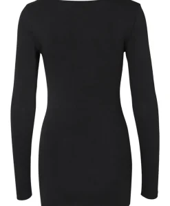 Vero Moda Longshirt Maxi Soft aus schwarzer Bio-Baumwolle