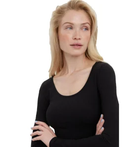 Vero Moda Longshirt Maxi Soft aus schwarzer Bio-Baumwolle
