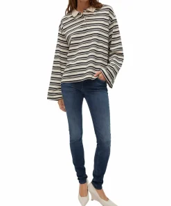 Vero Moda Lux Jeans in Dunkelblau mit schmalem Schnitt