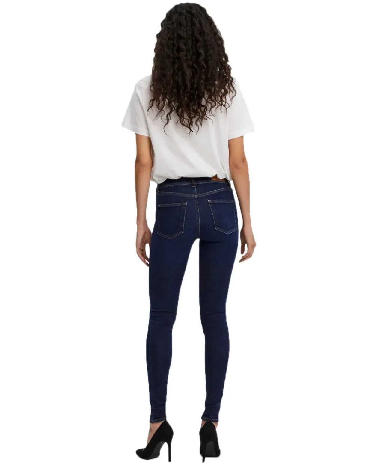 Vero Moda Lux Jeans Slim Fit in Dark Blue Färbung