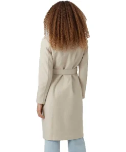 Vero Moda Mantel Fortuneaya mit Gürtel mit Reverskragen