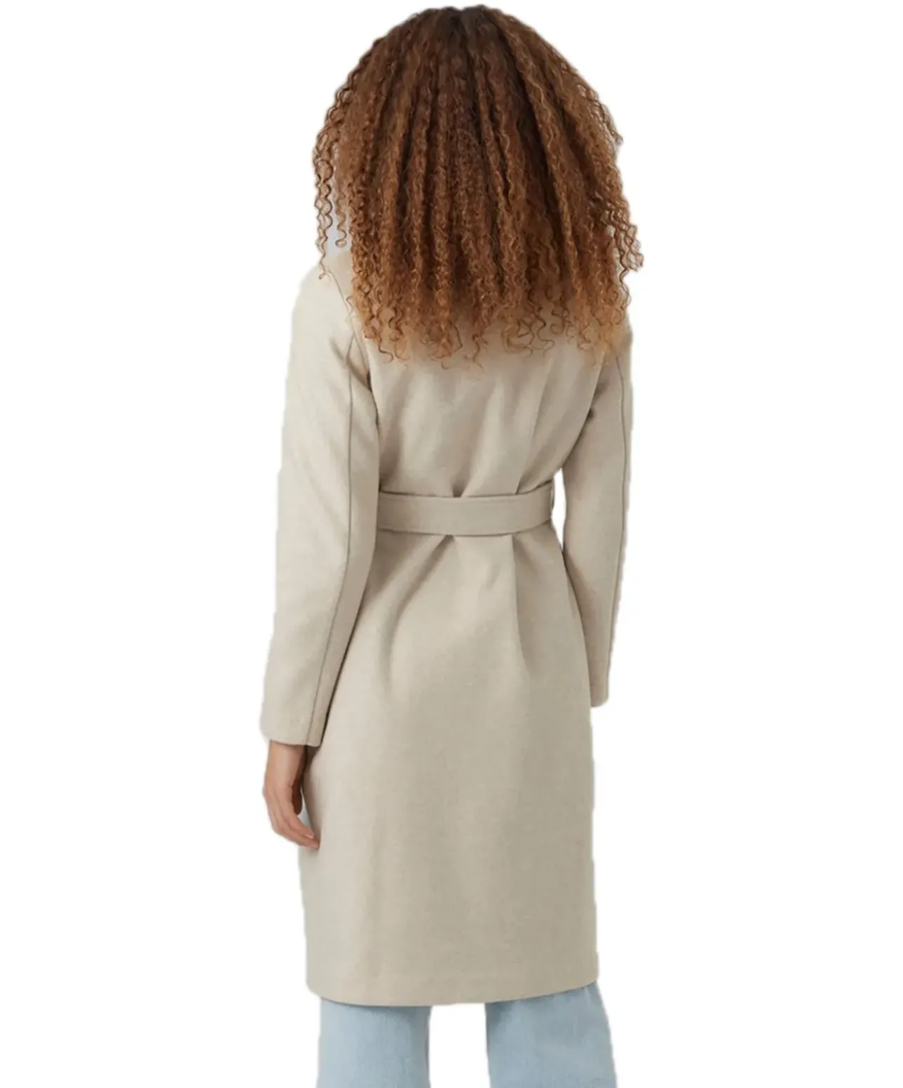 Vero Moda Mantel Fortuneaya mit Gürtel mit Reverskragen