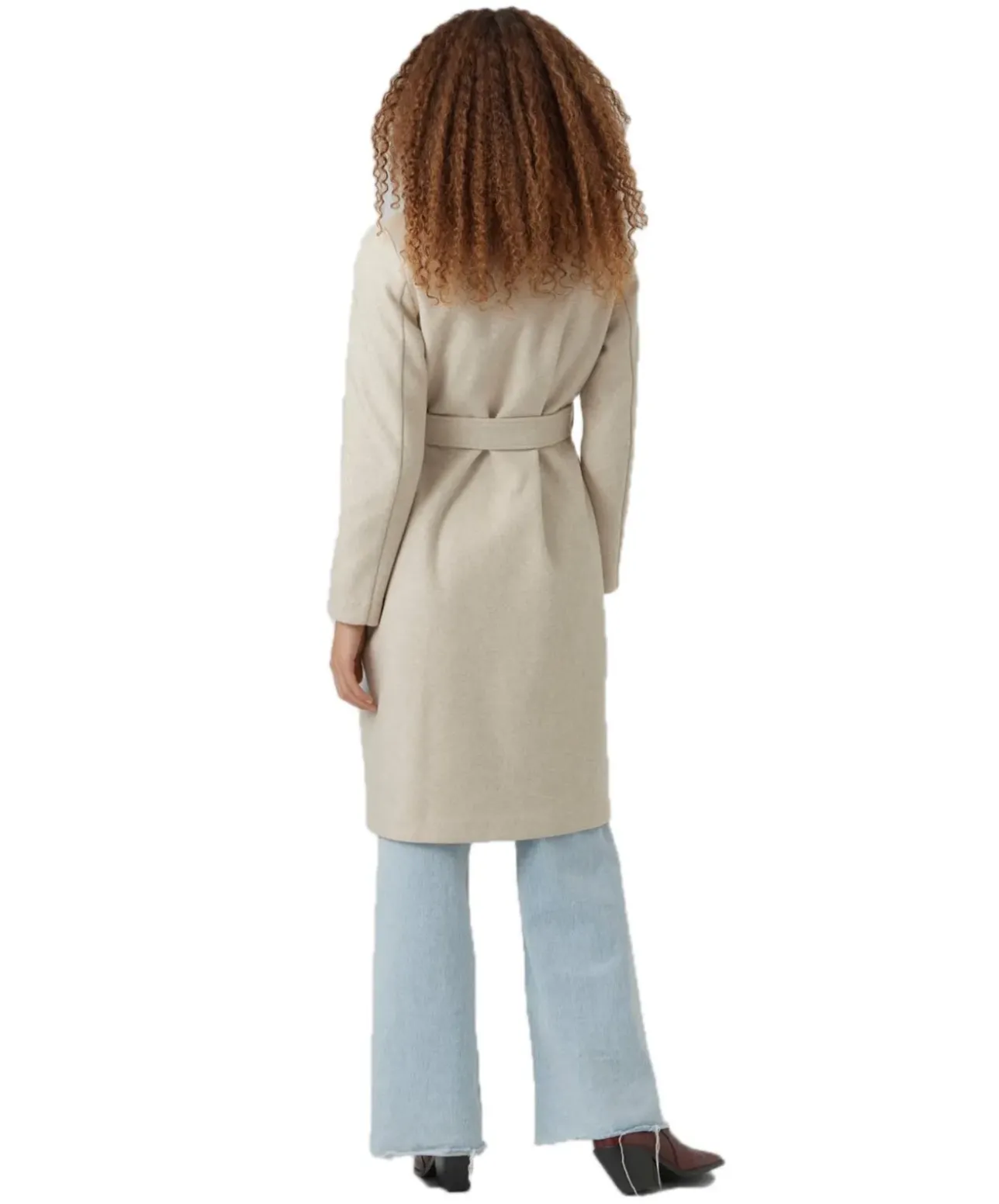 Vero Moda Mantel Fortuneaya mit Gürtel mit Reverskragen