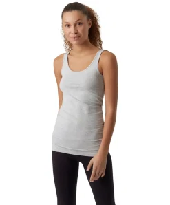 Vero Moda Maxi - Graues Langes Trägershirt aus leichtem Jersey