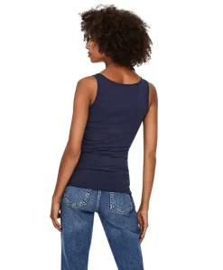 Vero Moda Maxi - Langes Trägershirt aus Jersey in Dunkelblau