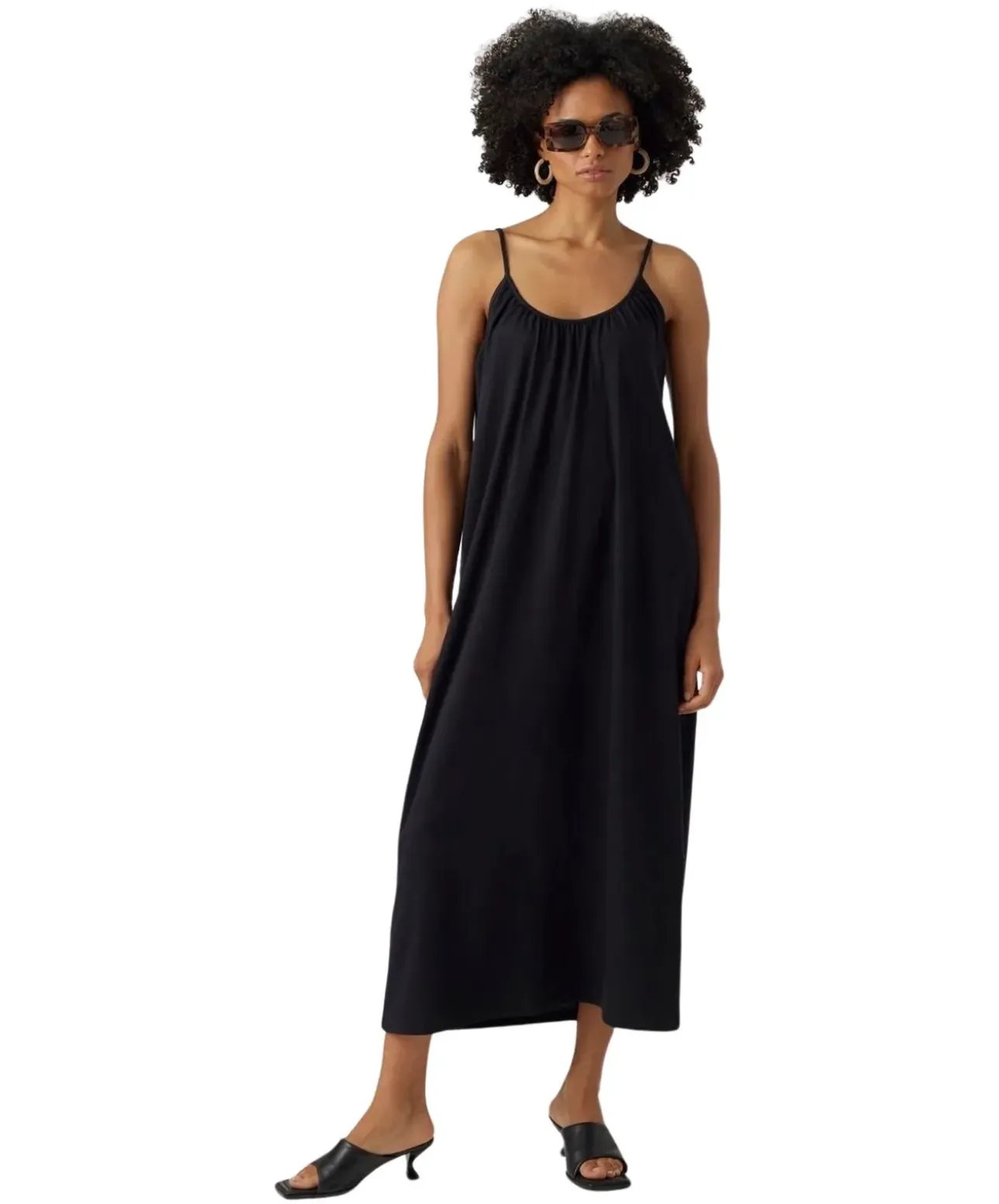 Vero Moda Maxikleid Luna in Schwarz