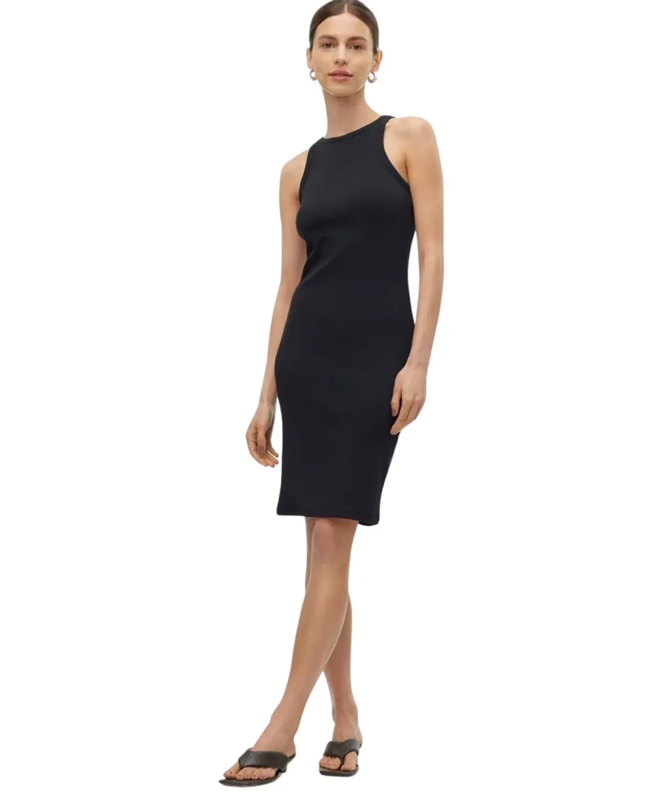Vero Moda Midikleid Chloe in Schwarz