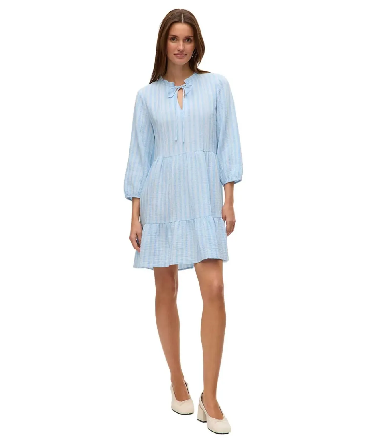 Vero Moda Minikleid Nanna mit V-Ausschnitt