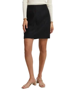 Vero Moda Minirock in Schwarz mit hohem Bund