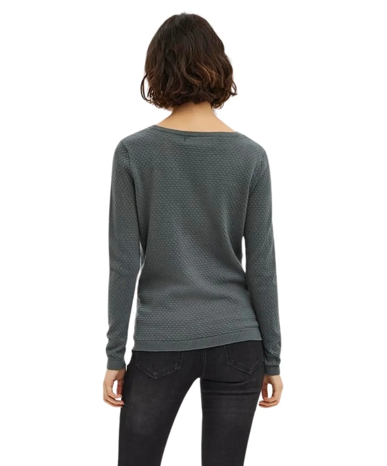 Vero Moda Pullover Care in Balsam Green
