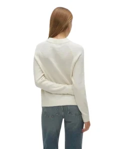Vero Moda Pullover Filuca in Beige mit Rundhalsausschnitt