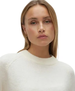 Vero Moda Pullover Filuca in Beige mit Rundhalsausschnitt