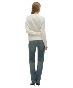 Vero Moda Pullover Filuca in Beige mit Rundhalsausschnitt