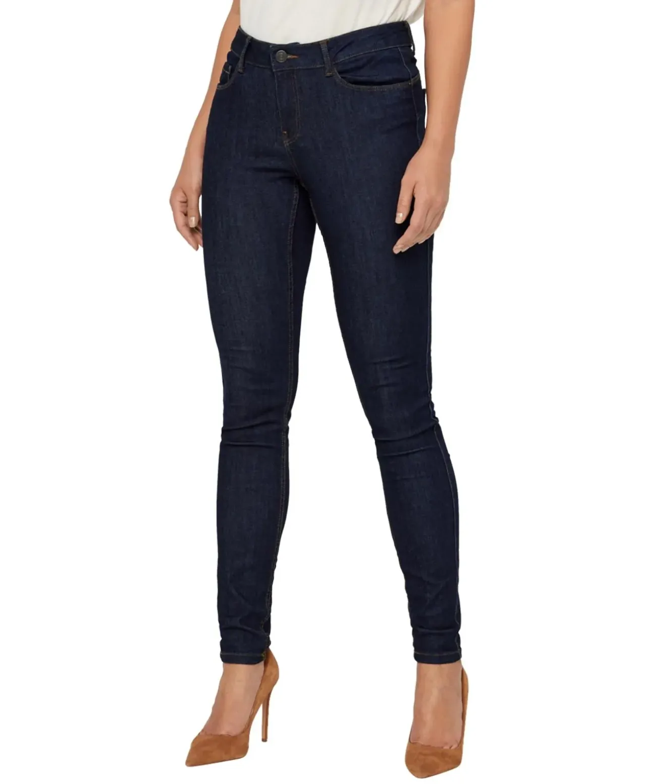 Vero Moda Push-Up-Jeans Seven in Rinsewash