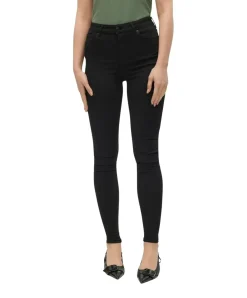 Vero Moda Push-Up-Jeans Seven aus schwarzen Denim