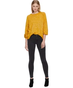 Vero Moda Push-Up-Jeans Seven in grauem Dark Grey