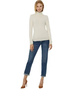 Vero Moda Rollkragenpullover Glory in beigen Birch