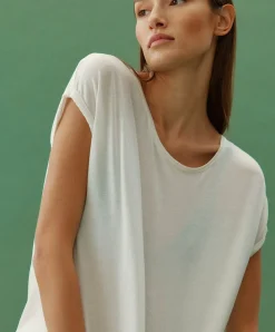 Vero Moda Rundhalsshirt AVA mit Kurzarm in weiß