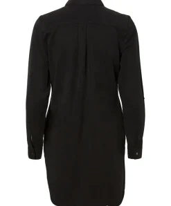 Vero Moda Silla - schwarzes Shirtkleid in Minilänge