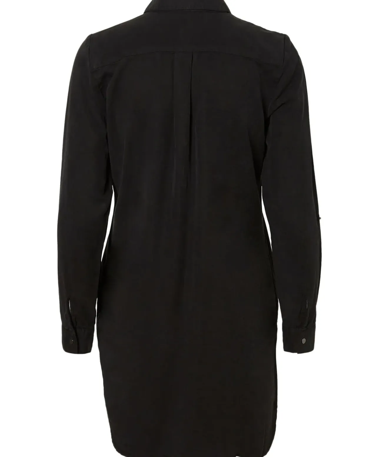 Vero Moda Silla - schwarzes Shirtkleid in Minilänge
