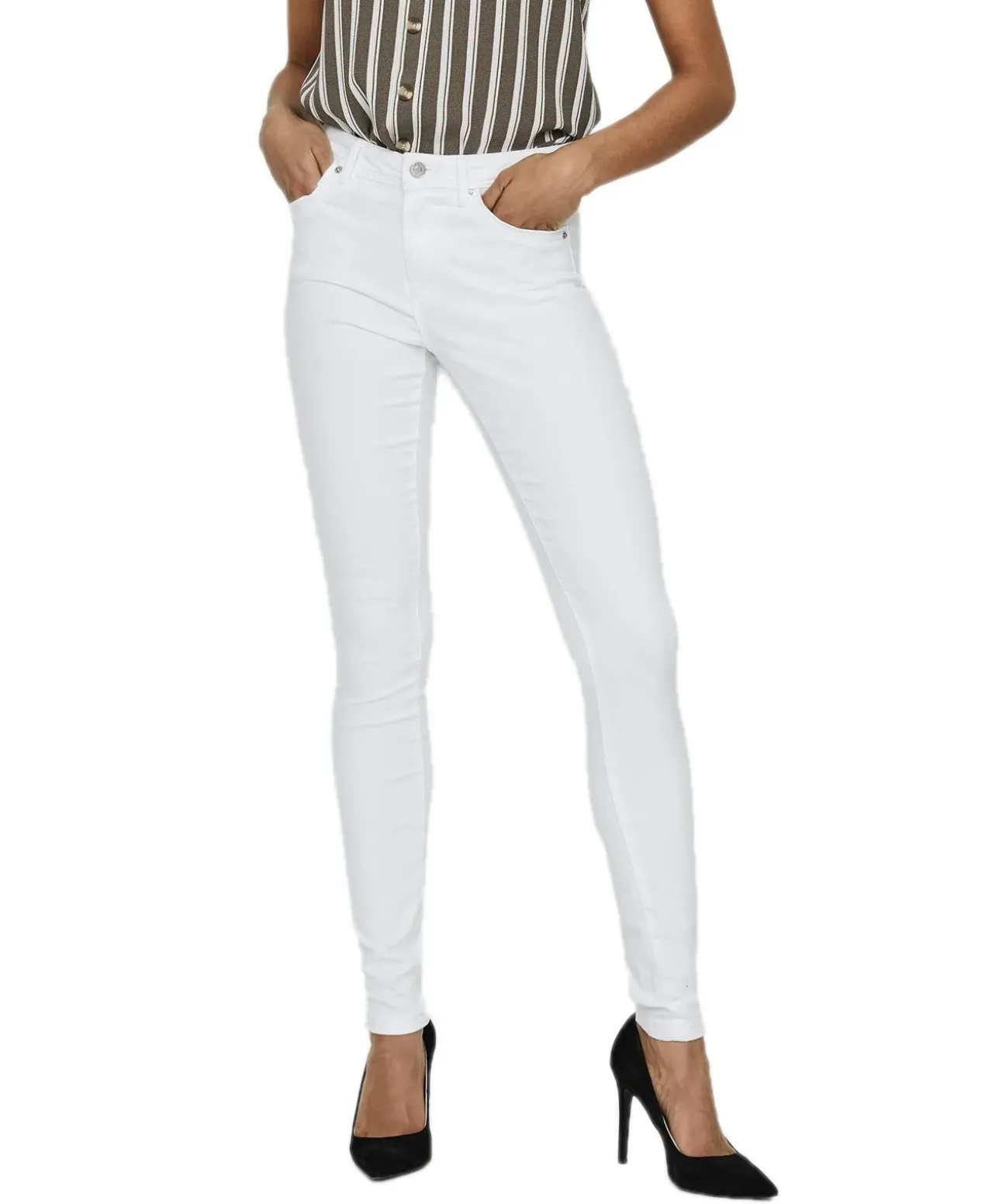 Vero Moda Skinny fit Jeans Tanya in Weiß