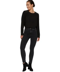 Vero Moda Skinny Jeans High Waist Sophia aus dunklem Denim