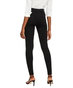 Vero Moda Sophia Jeans in Schwarz mit hoher Taille